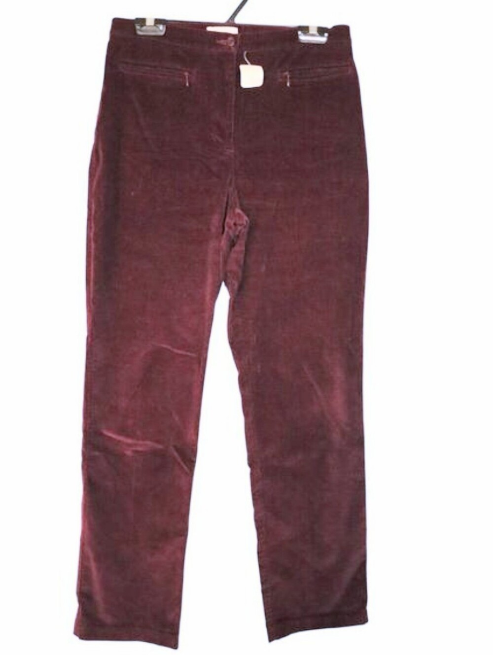 Vintage Northern Reflections Women’s Deep Wine Corduroy Straight-Leg Trousers